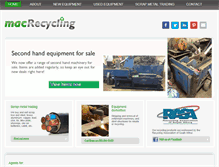 Tablet Screenshot of macrecycling.co.za